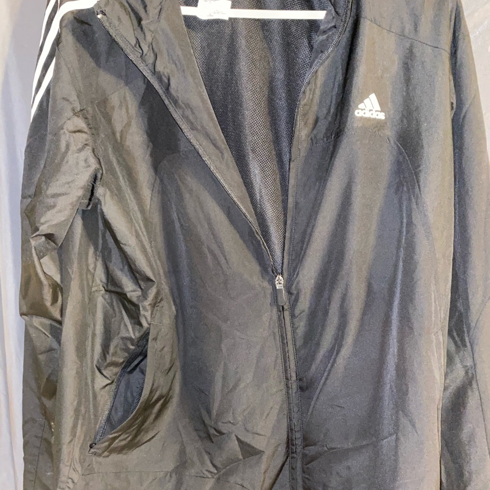 Black & White Adidas jacket